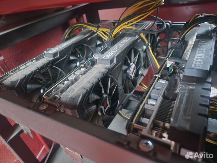 Майнинг ферма GTX3070Ti