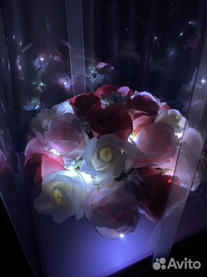Мыльные розы светильник