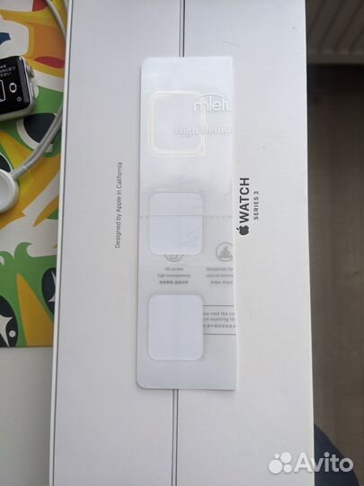 Часы apple watch 3 38 mm silver