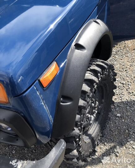 Лаптеры Нива Fenders под резанные арки