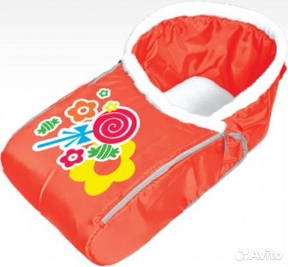 Сиденье для санок с чехлом для ног