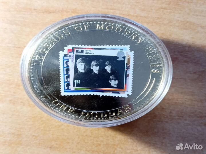 Битлз. Марки на монетах