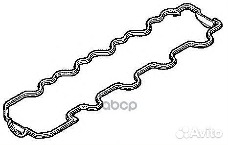 Прокладка крышки гбц полиакриловый каучук 13196