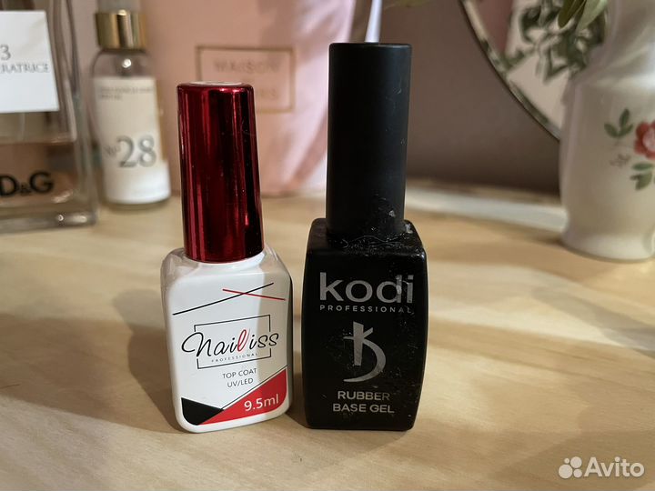 Маникюр гельлак/топ/база