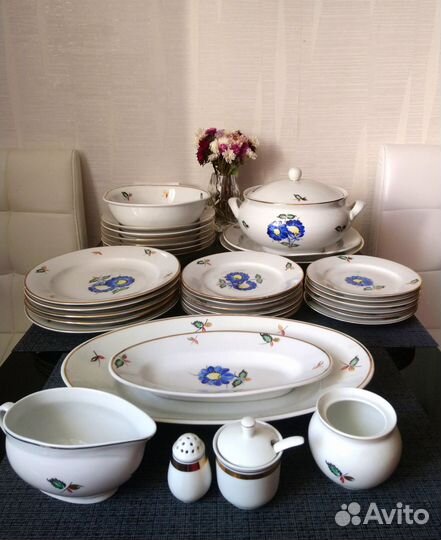 Столовый обеденный сервиз Барановка 1960-е годы