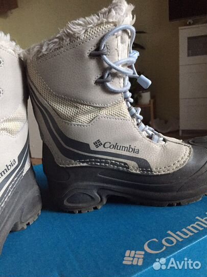 Сапоги Columbia 32-33р,21см,б/у 2дня,всесезон,тепл