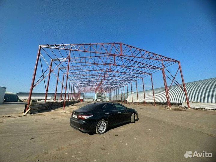 Ангар новый прямостенный доставка