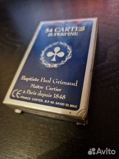 Игральные карты Baptiste Paul Grimaud 1848