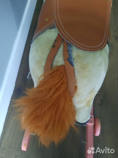 Лошадка качалка каталка 2в1 со звуком