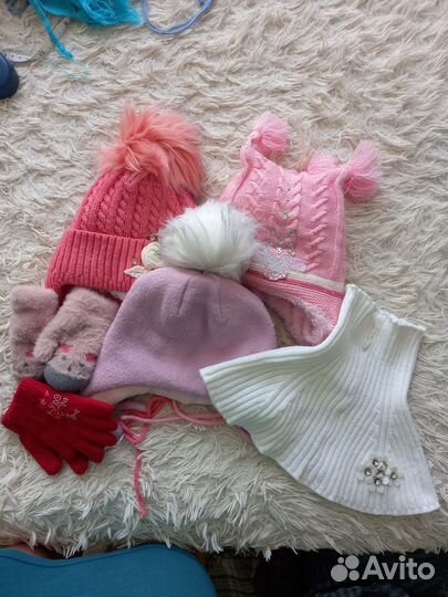 Пакет шапочек для девочки