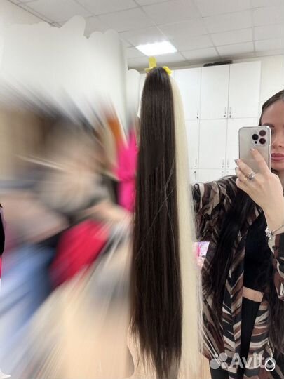 Волосы на резинке
