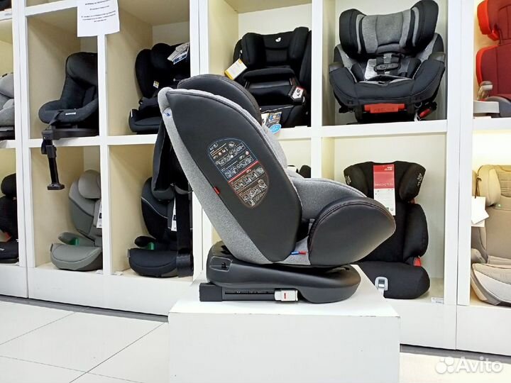 Автокресло 0-36кг поворотное Luxmom 299 Grey