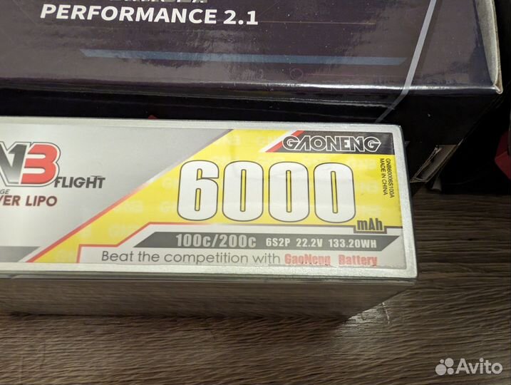 Аккумулятор GNB gaoneng 6000 mAh 6s 100a 6000mah