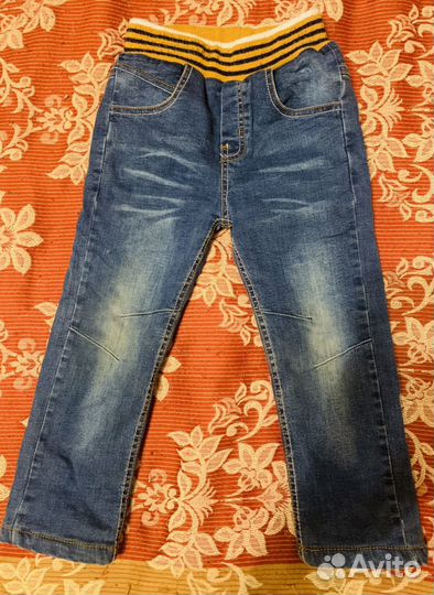 Утепленные джинсы 98