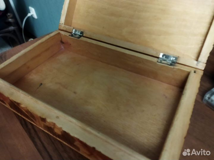 Шкатулка деревянная СССР