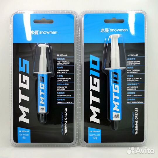 Термопаста лучше Arctic MX-4 (Snowman MTG5 14.3W)