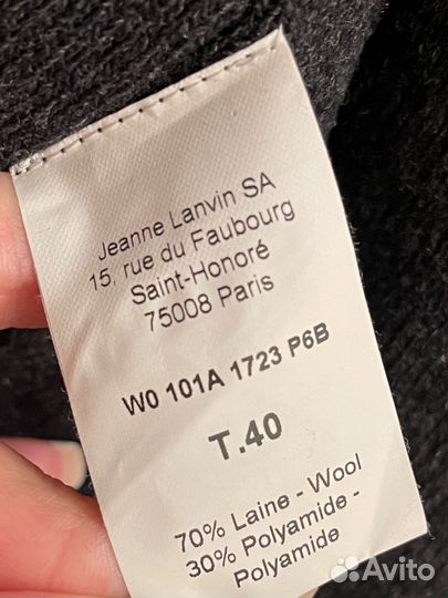 Пальто женское Lanvin (оригинал) Р. 40