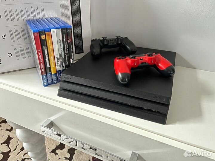 Sony playstation 4 PS4 pro 1tb с играми
