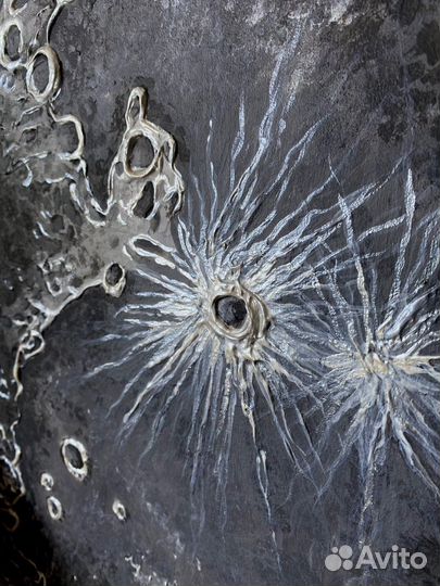 Текстурная картина «Луна»