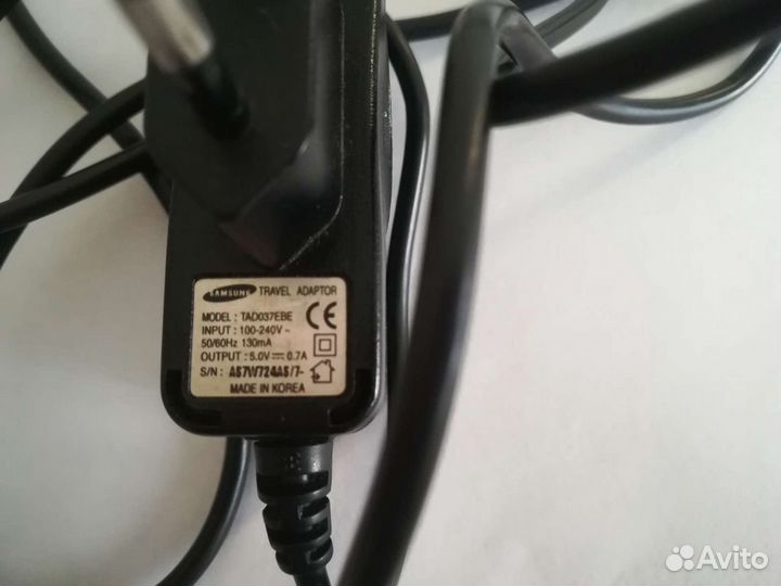 Зарядка,блок питания Samsung Корея оригинал нал