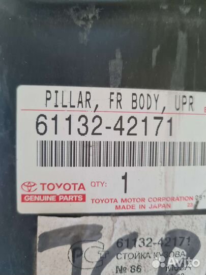 Стойка кузова пер левая Rav 4 aca30