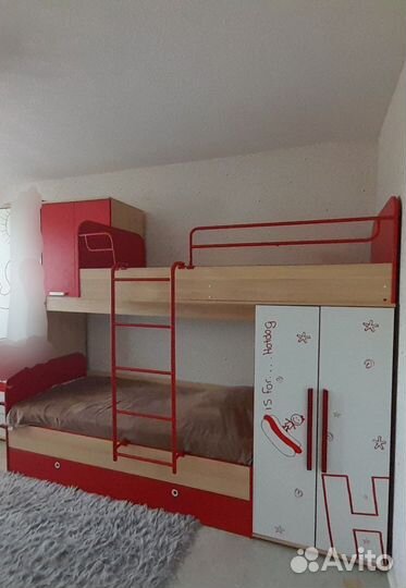 Двухъярусная кровать бу