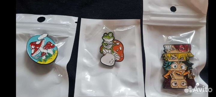 Значки стимпанк и аниме