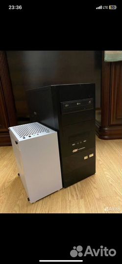 Корпус для пк mini itx+ блок питания