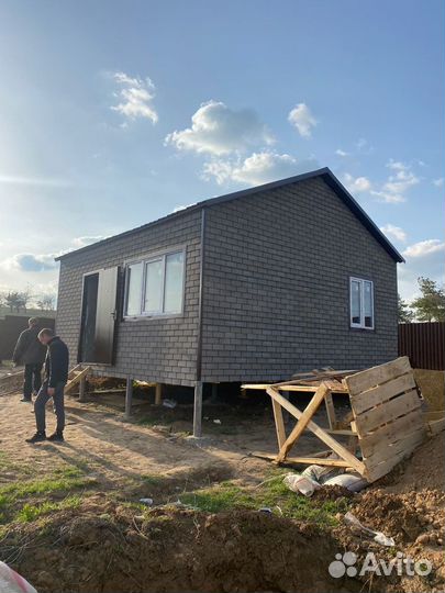 Дом каркасный кирпичный,строительство коттеджа