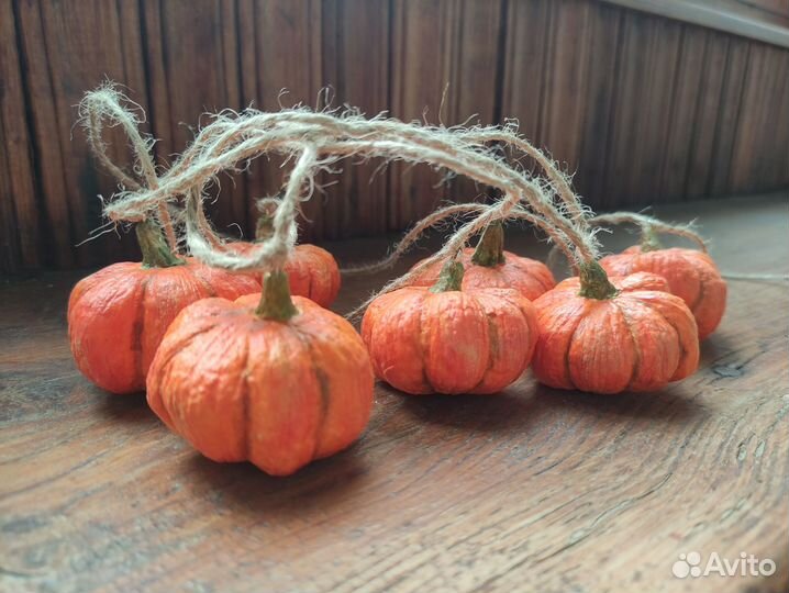 Ватные игрушки-гирлянды