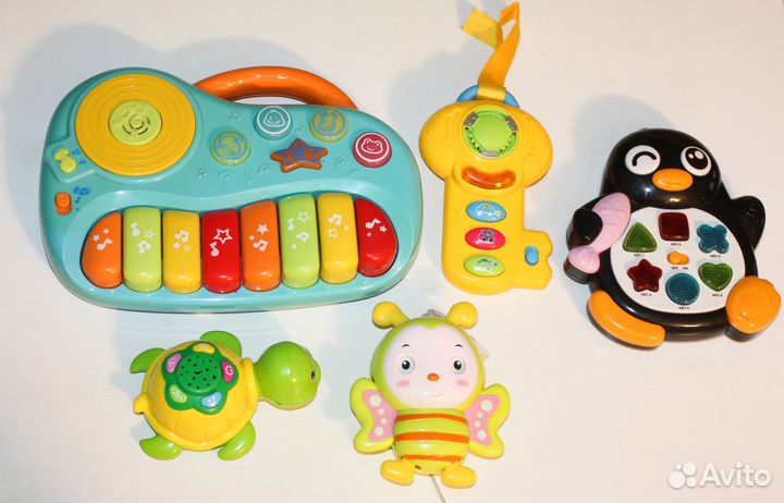 Музыкальные игрушки пакетом. Классные,качественные