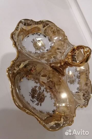 Менажница Золотой лист