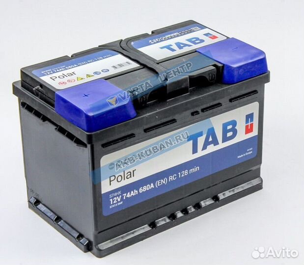 Аккумулятор TAB 74 Ah 680 А c доставкой