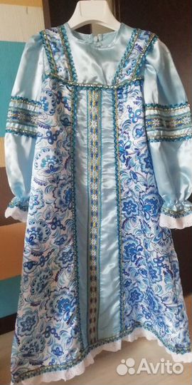 Новогодний костюм Василиса русская красавица снегу