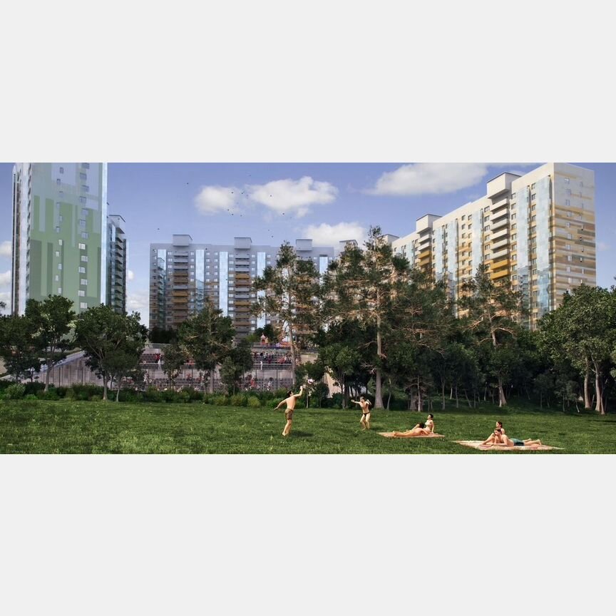 1-к. квартира, 40,6 м², 1/17 эт.