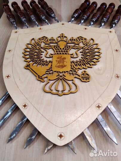 Подставка для шампуров щит