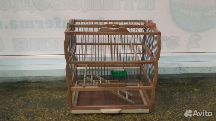 Клетки для птиц из дерева (буковые)