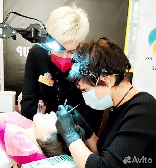 Обучение наращиванию ресниц