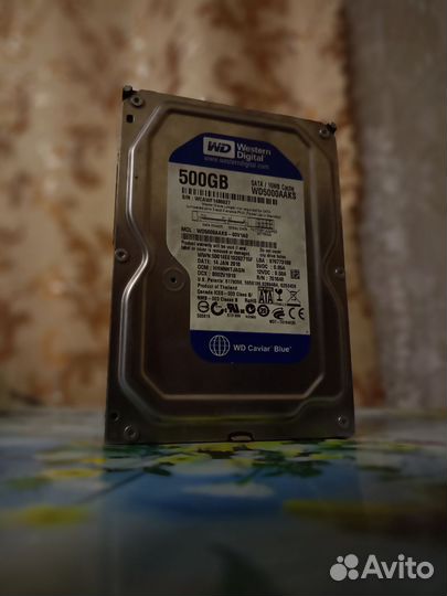 Жёсткий диск 750/500gb