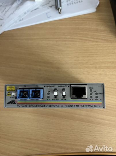 Allied telesyn mc103xl медиа конвертер