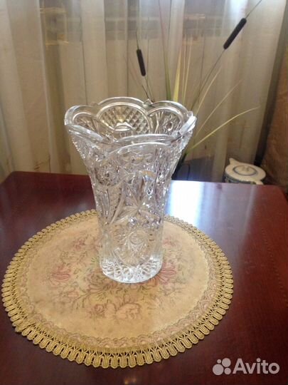 Ваза,чешский хрусталь