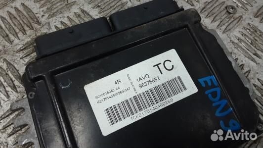 Блок управления двигателем chevrolet kalos (EDN09P