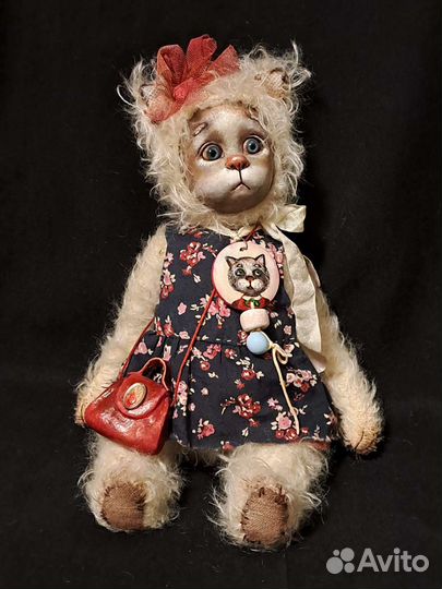 Тедди кошка. Авторская кошечка. стася