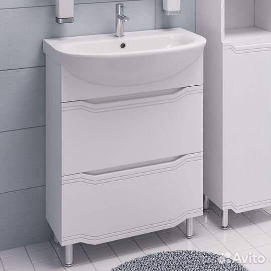 Тумба напольная viktoria 60 /2ящ/ aqua DE marco