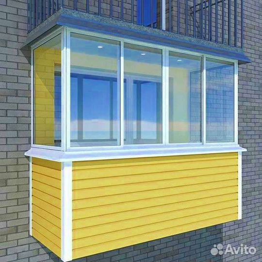 Остекление балконов / окна пвх