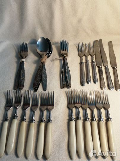 Стол.приборы(вилки,ложки,ножи) нержавейка СССР