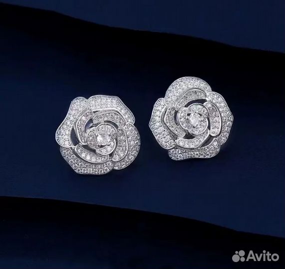 Серьги в стиле Chanel
