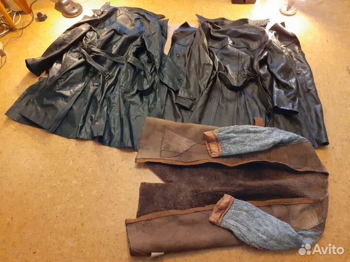 Куртка плащ кожа пилот бомбер парка Италия