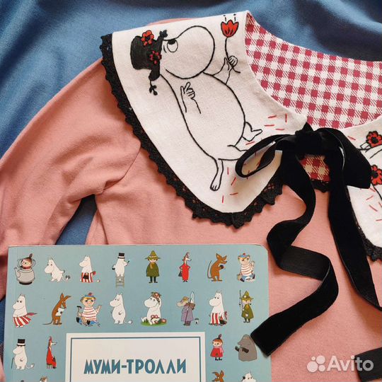 Съемный воротничок на ребенка ручная работа