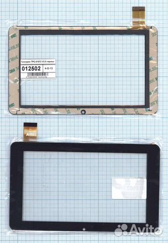 Тачскрин TPC-51072 V3.0 черный